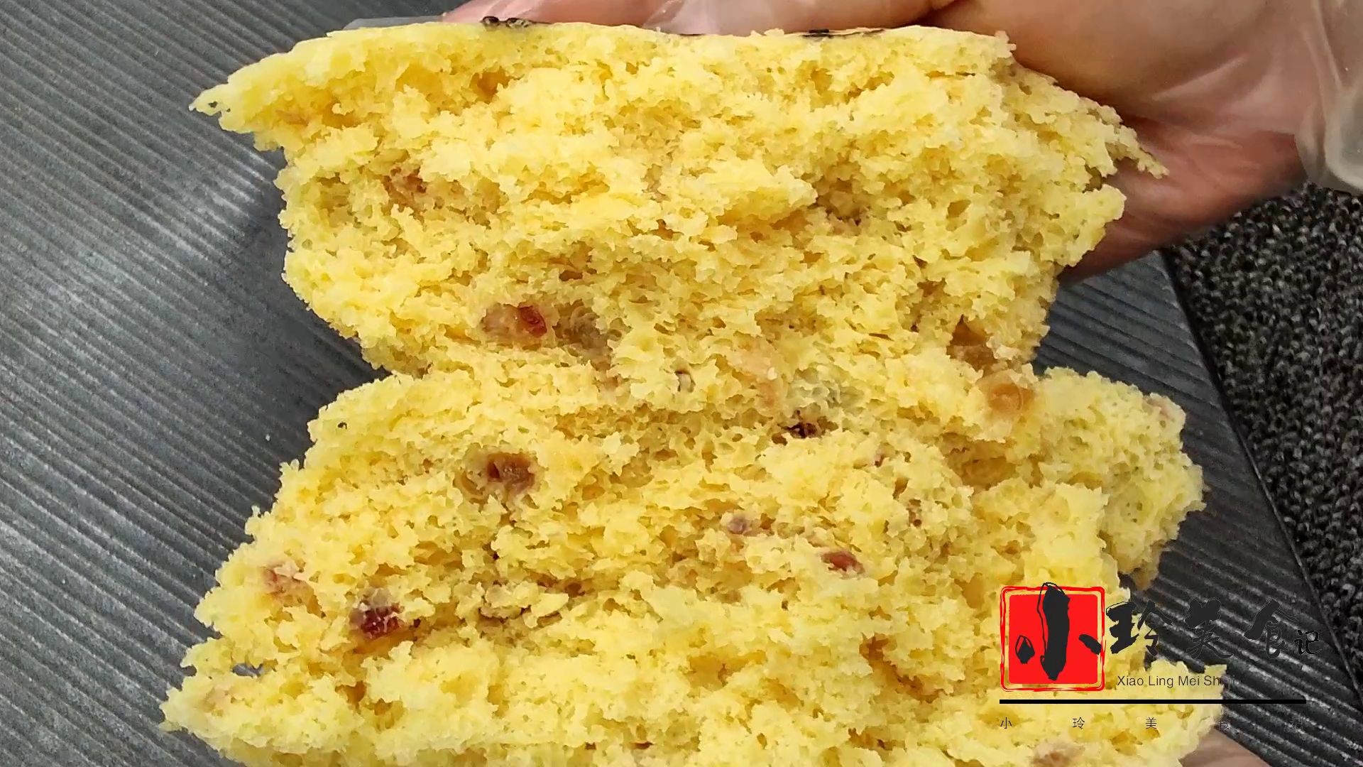 小米做的脆脆的米糕,纯小米牛奶糕做法