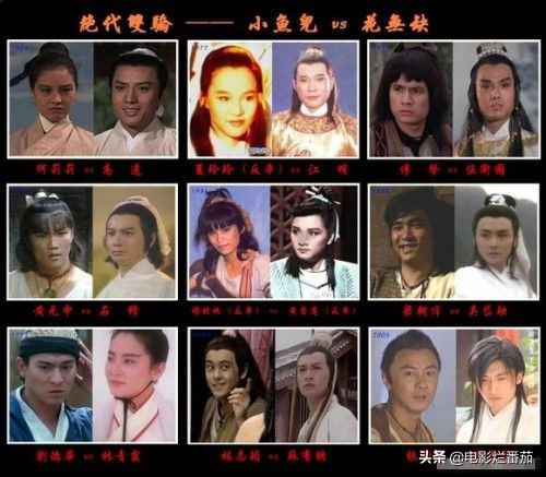 绝代双骄2020演员今昔对比,绝代双骄旧版动画