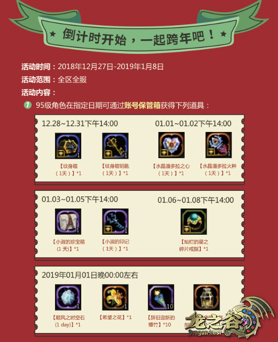 龙之谷2024新春礼包,龙之谷新芽礼包