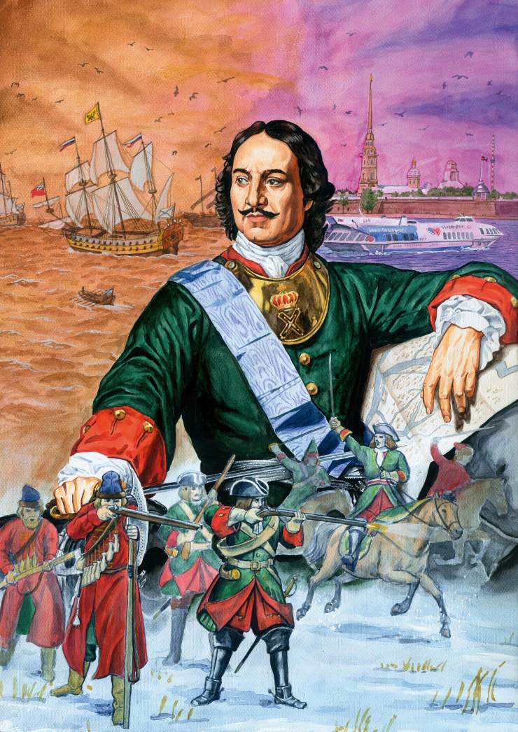 彼得大帝为什么称为俄罗斯之父,俄罗斯创始人彼得大帝