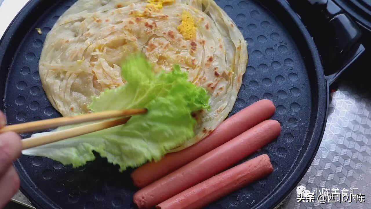 手抓饼怎么制作早餐快捷方便,手抓饼怎么做懒人100种早餐