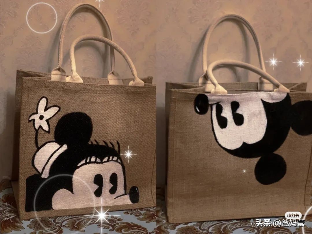 无印良品muji麻袋diy改造,muji麻袋diy图案男士