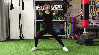 快速瘦腿让腿变得又直又细动作,徒手健身操瘦身瘦腿视频