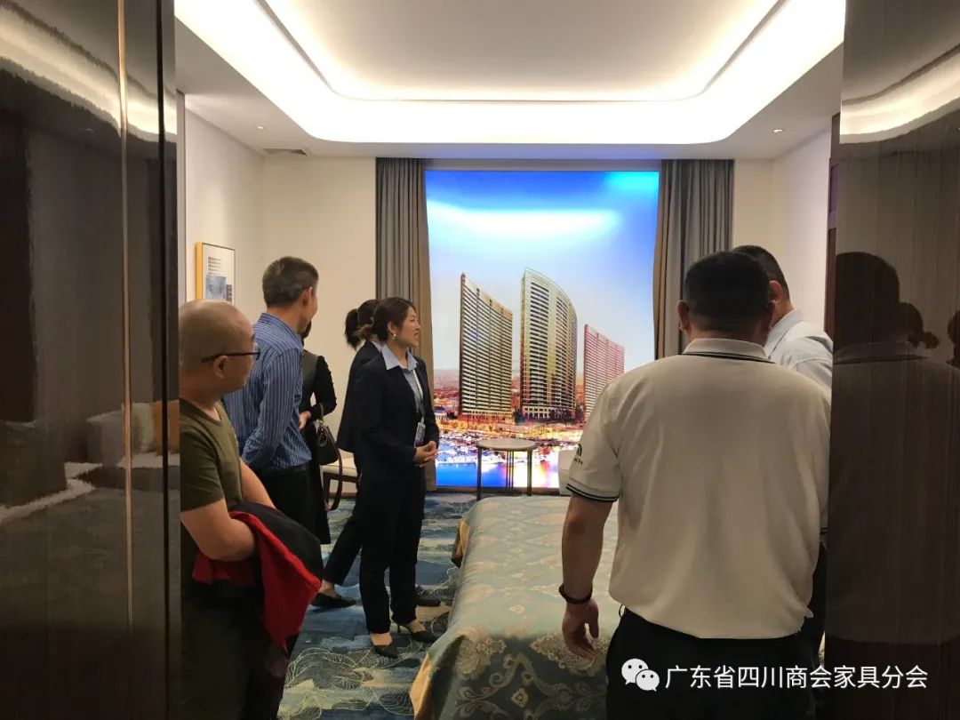 广东四川商会红木家具分会,照明商会赴企业考察交流
