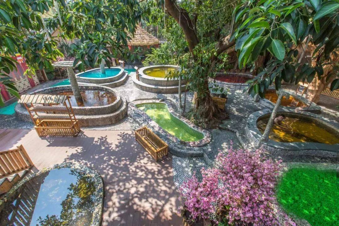 藏于山水间的度假胜地温泉,旅游休闲度假温泉