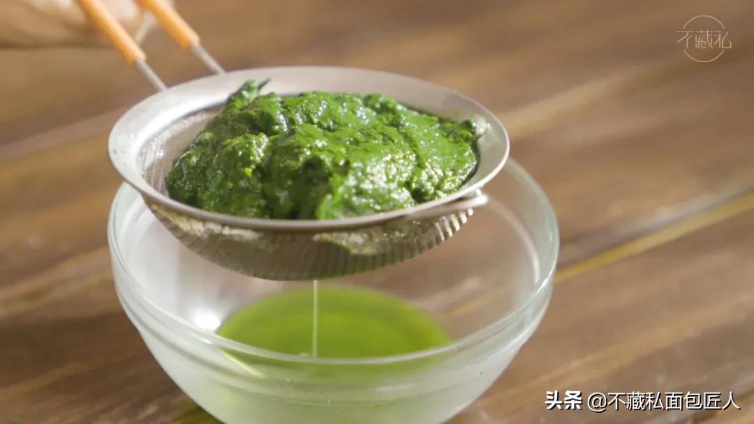 冷藏2天不变硬,柔软到拉丝的绿宝石青团外皮怎么做?