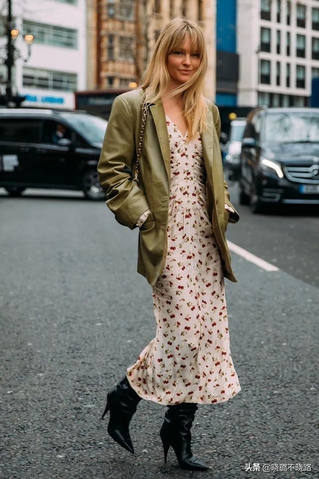 春夏流行这4件西装裙子优雅高级,短西装裙子春天这样穿美爆了