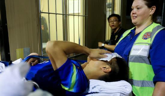 曾诚现在的状态,曾诚比赛中重伤