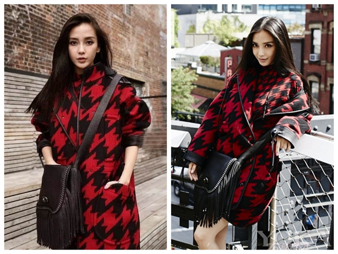 江疏影穿大衣搭配,杨幂冬天穿什么颜色好看