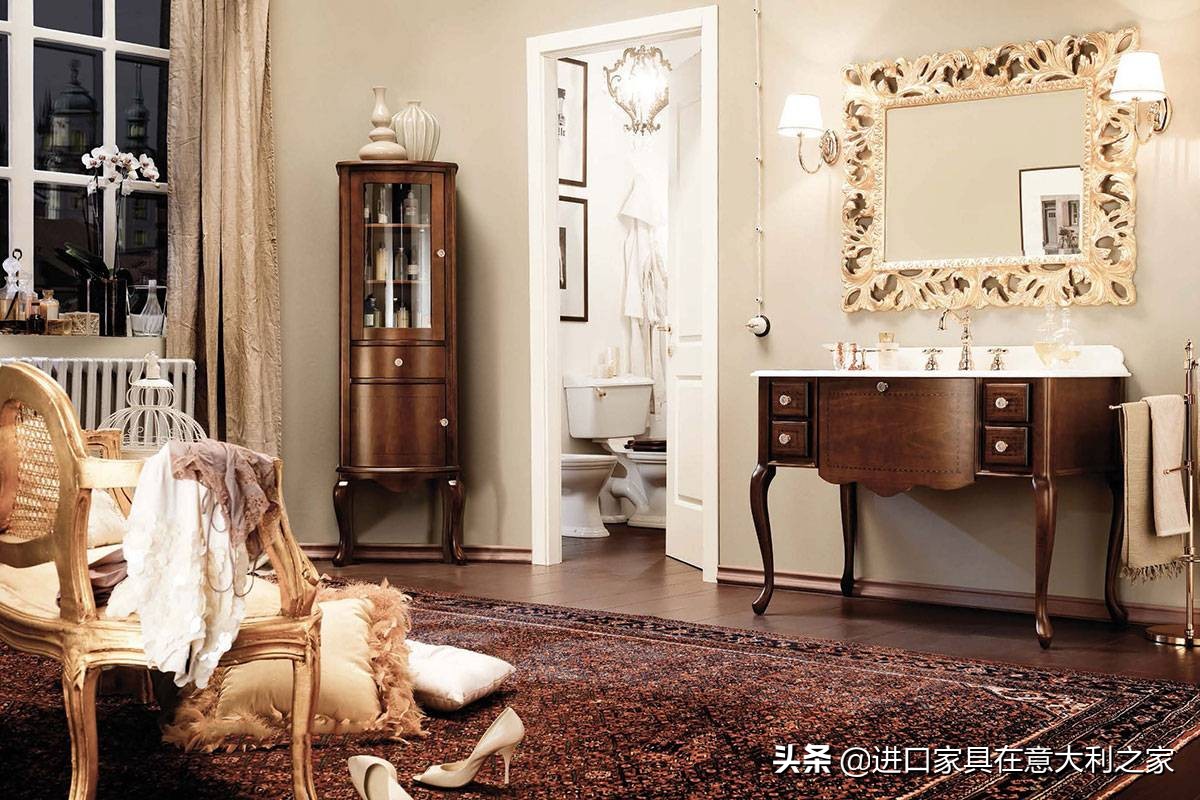 法式轻奢浴室柜最新款2023,高级灰浴室柜现代轻奢