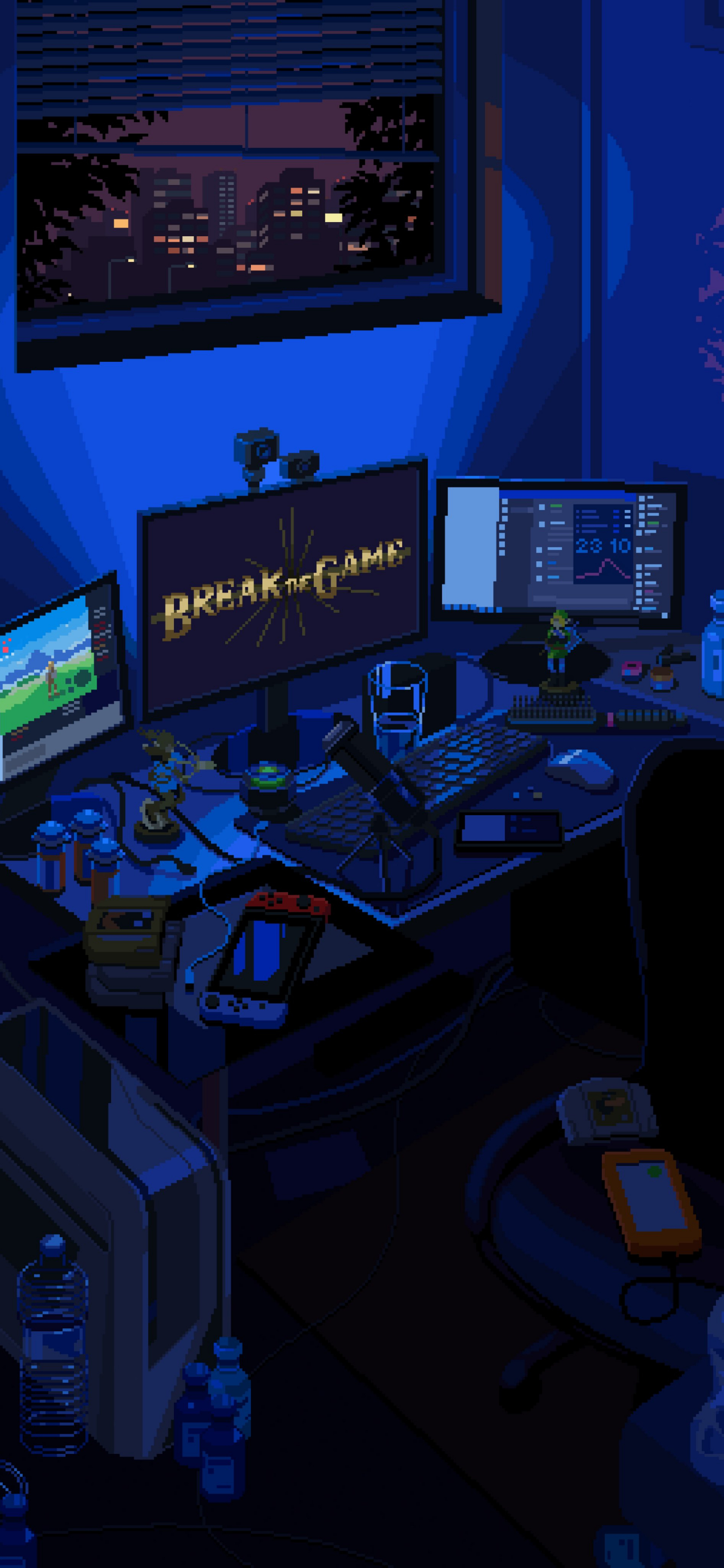 像素风格壁纸图片,像素壁纸真的很耐看