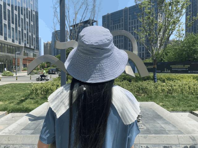 uv高倍防晒帽,可折叠遮阳帽uv防晒帽