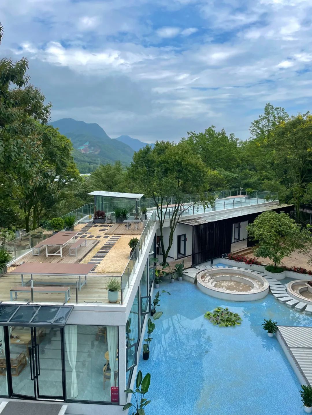 绵阳罗浮山民宿温泉私人泡池,绵阳安州罗浮山十大民宿