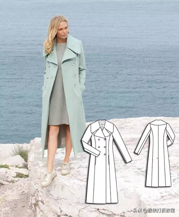 时装设计图手绘教程,服装制版图案大全