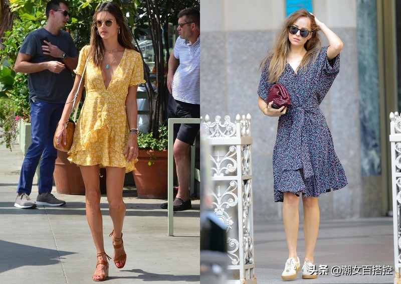 甜美淑女碎花连衣裙既大方又清新,通勤碎花连衣裙