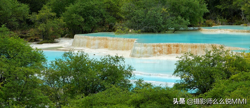 童话秘境五彩池，神仙来了都不想走！#全民热遗#