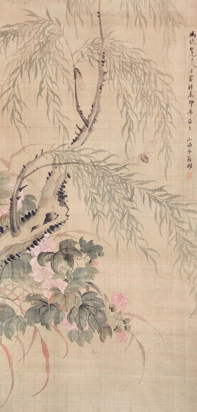 清代花鸟鱼虫画,清代国画名家花鸟鱼虫