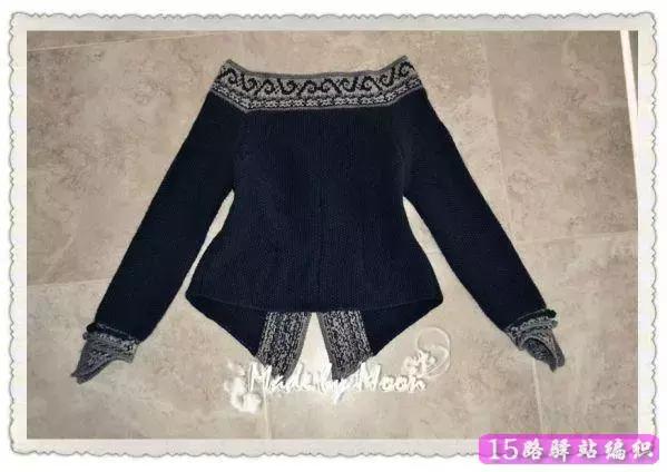 流行的开衫毛衣编织教程,女士新款棒针开衫毛衣编织教程