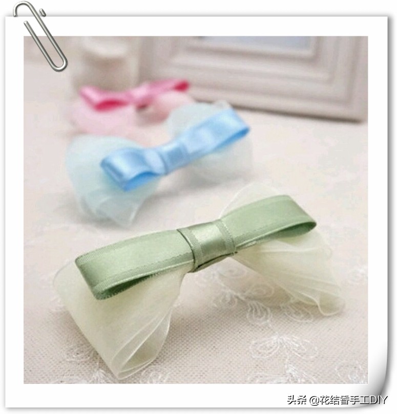 蝴蝶结发饰手工制作布艺,如何自制手工蝴蝶结发饰