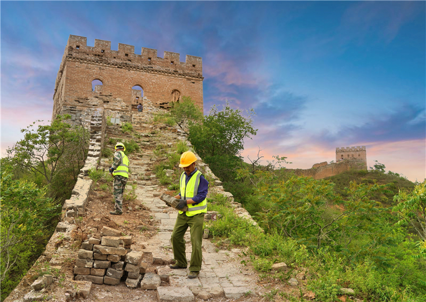 修长城金山岭段,来金山岭长城看落日感受苍凉之美