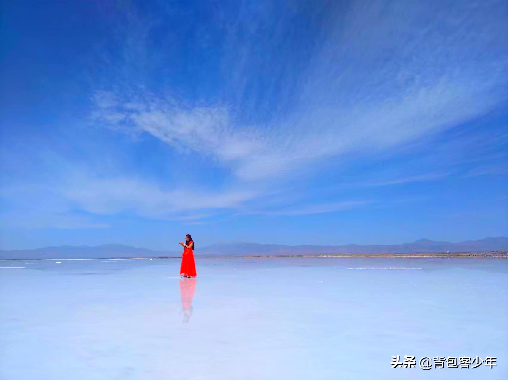 中国天空之镜茶卡盐湖视频,青海天空之镜茶卡盐湖自驾游
