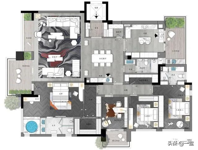 有cad平面图怎么出效果图,有cad图纸可以画出来设计图了吗
