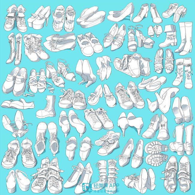 鞋子绘画过程动漫,漫画鞋子绘画教程