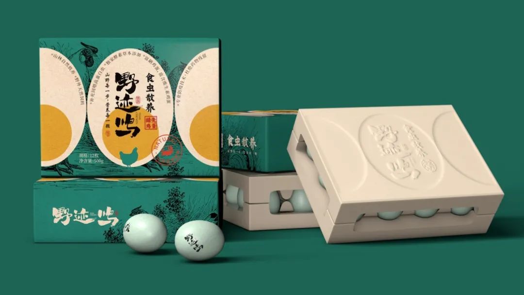 鸡蛋包装盒设计图解,鸡蛋包装整体美观