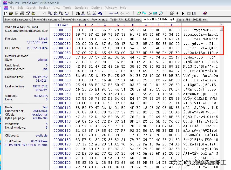 为什么相机卡上的视频恢复出来却打不开呢?有什么好的办法或软件