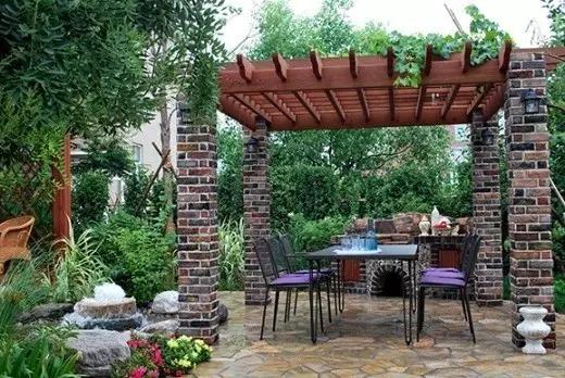 庭院马赛克烧烤台,庭院移动式烧烤台