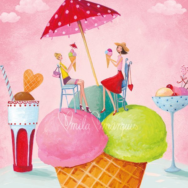 插画风手绘墙面,墙绘插画艺术