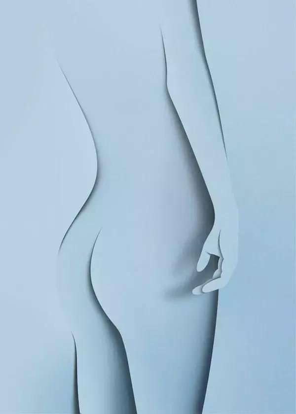 剪纸风格插画,剪纸效果字体