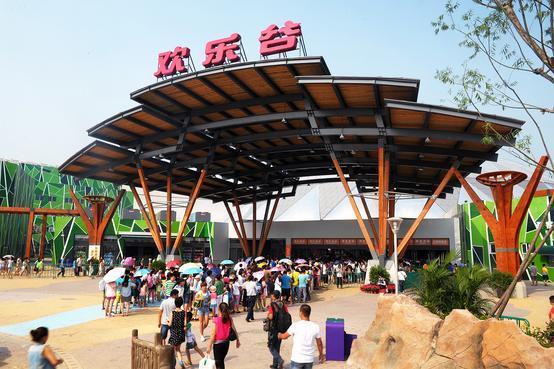 天津欢乐谷火山探险,天津欢乐谷激流勇进