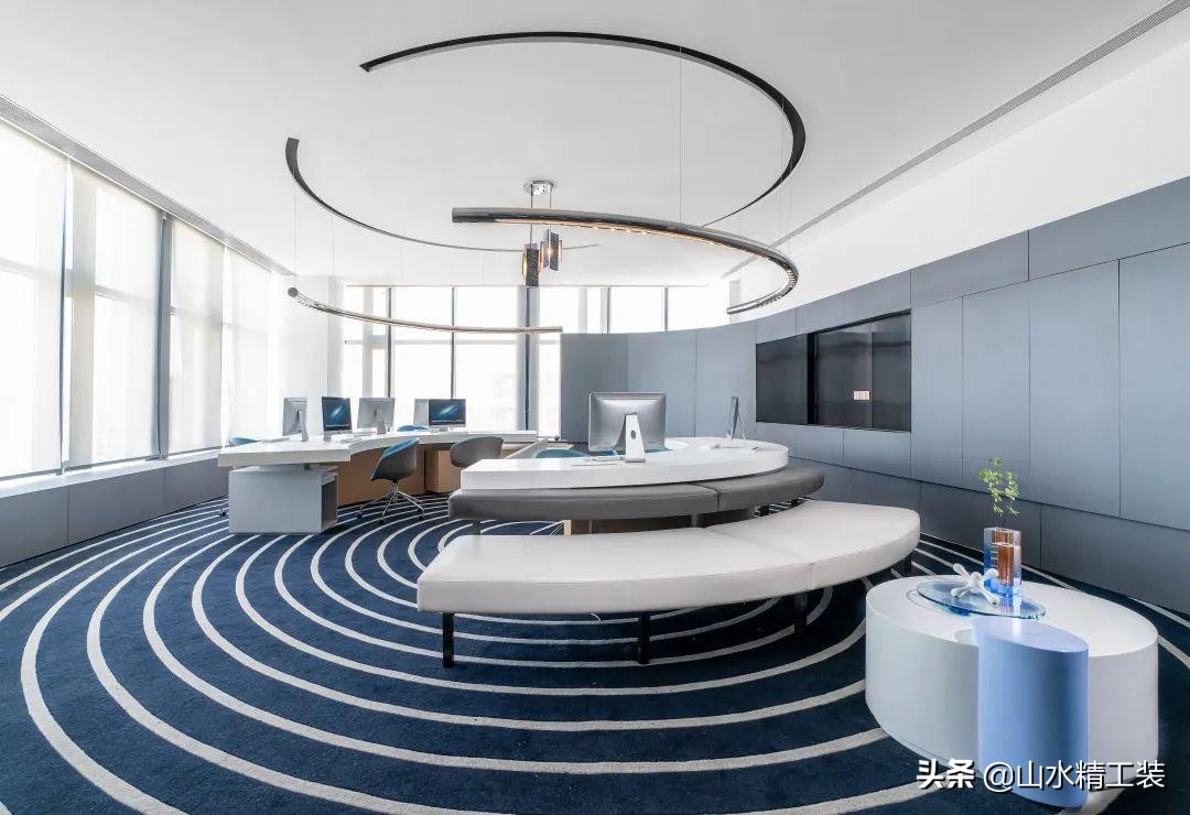 中国十大公装设计「山水精工装」丨赋予自然情绪的办公样板间