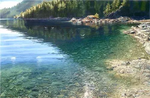 水浑浊怎么画,水怎么才能画出透明感