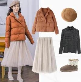 衬衣搭配纱裙方法,小个穿什么样的纱裙显瘦