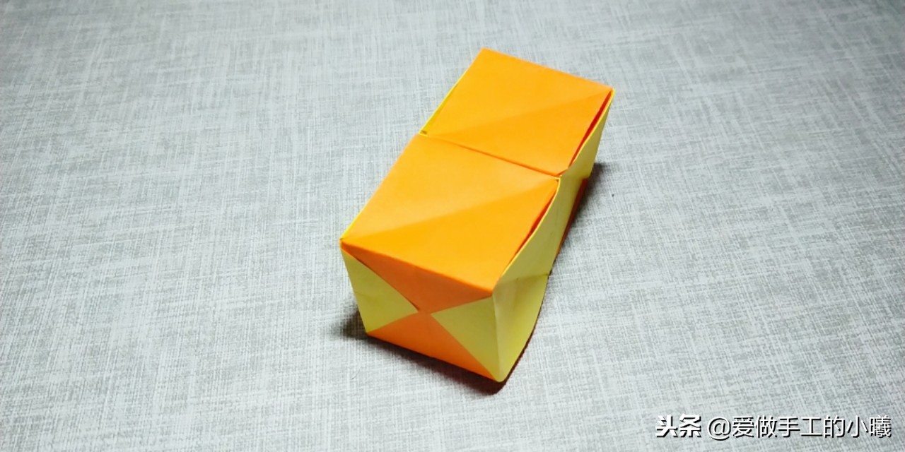 折纸魔法盒子教程,用折纸做的魔法盒子又简单又好玩