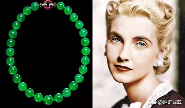 过亿的老翡翠珠链,翡翠珠链81颗