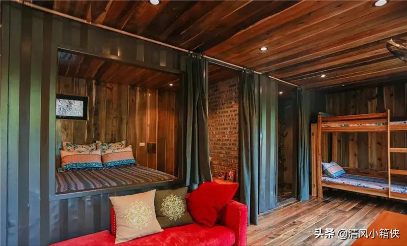 集装箱建筑可移动绝美集装箱民宿,模块化集装箱建筑海边民宿