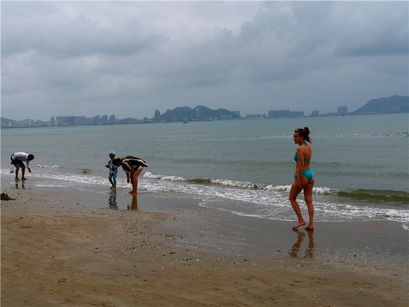 海南兰海美丽新海岸,海南8月风景
