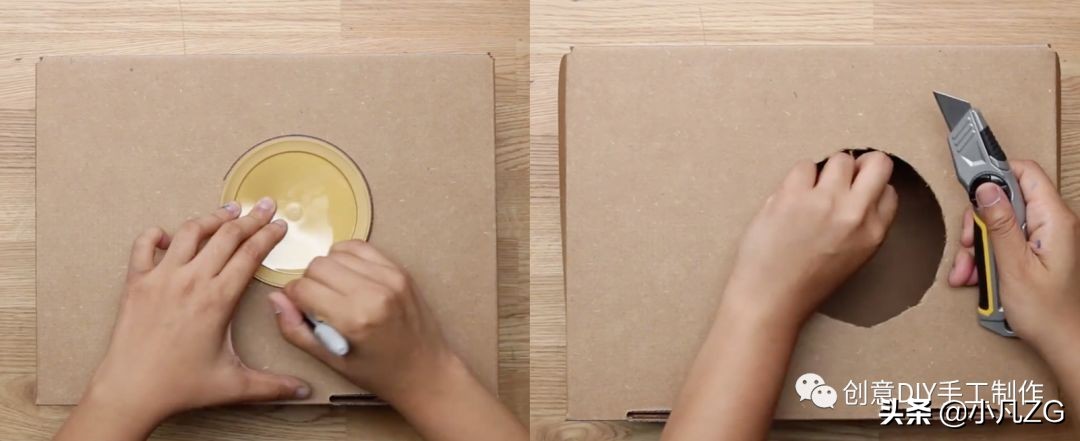 快递盒鞋盒旧物改造,鞋盒改造抽屉式收纳盒