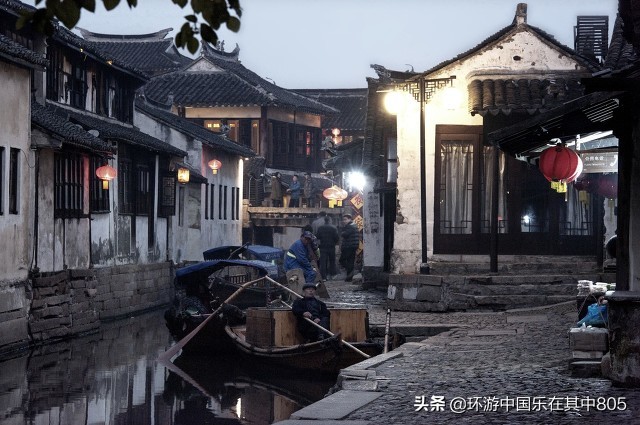 中国第一水乡周庄视频,苏州古镇周庄中国第一水乡