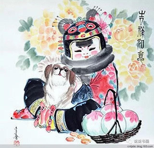 中国儿童国画杰作,国画小儿童