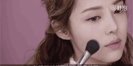 泫雅重腮红妆容,泫雅同款鬼马亮片妆