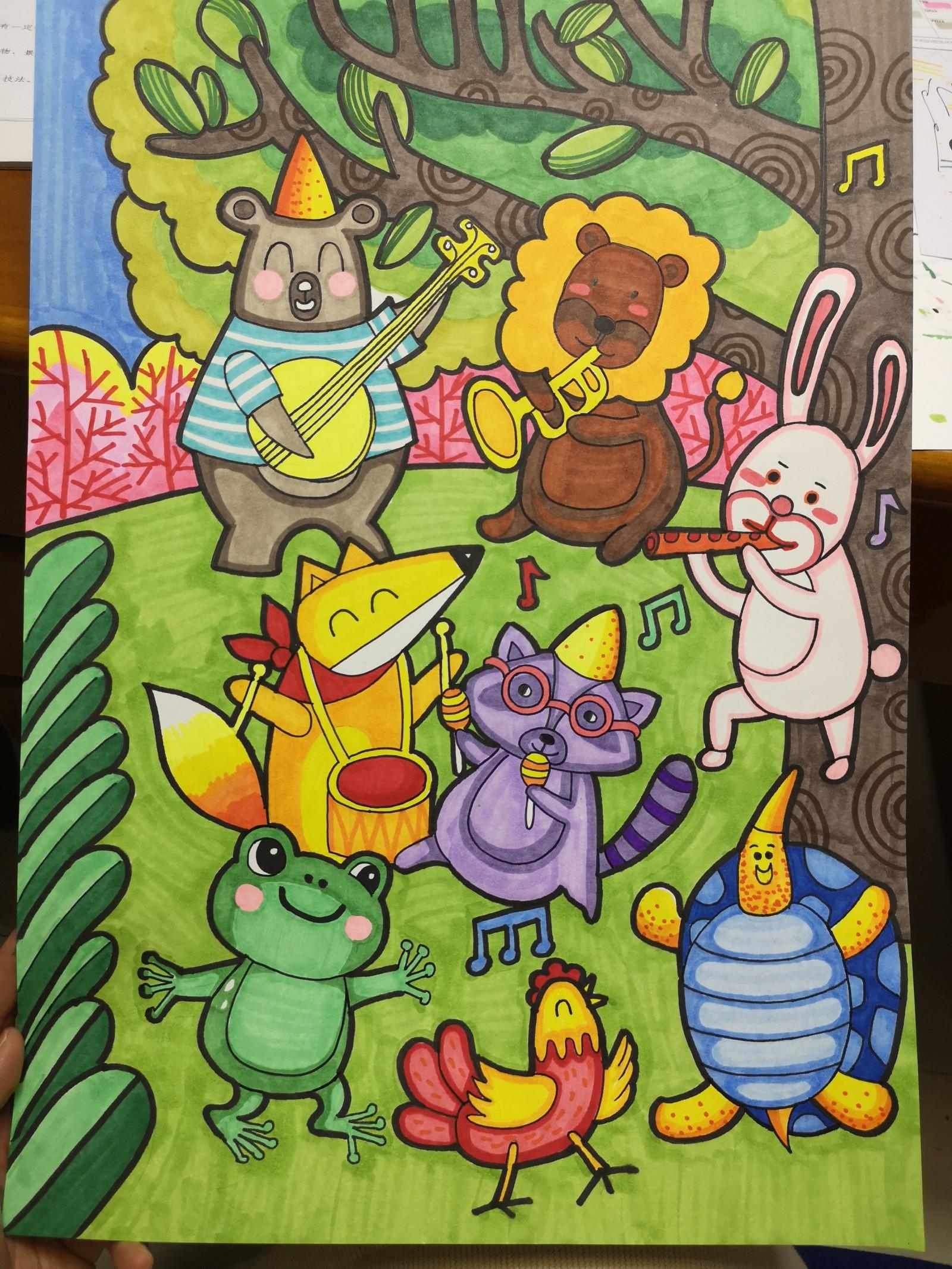 幼儿园儿童主题画报,幼儿园儿童主题画简单