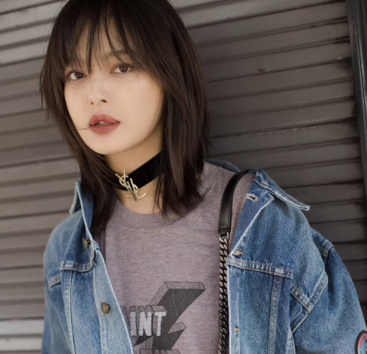 蔡文静八字刘海,蔡文静刘海照