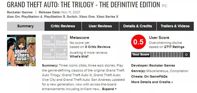 差评三部曲,gta重制版三部曲最高画质展示