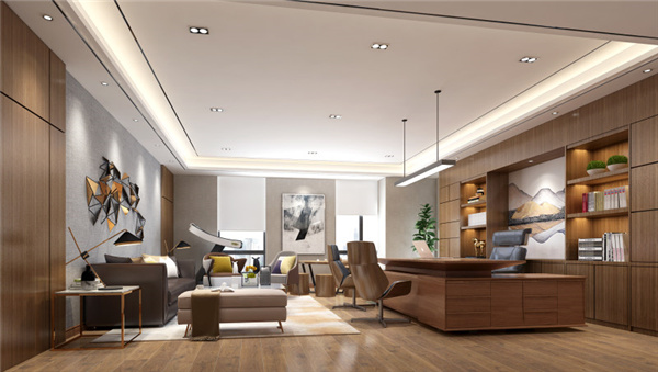 科技公司老板办公室装修,科技公司总经理办公室装修效果图