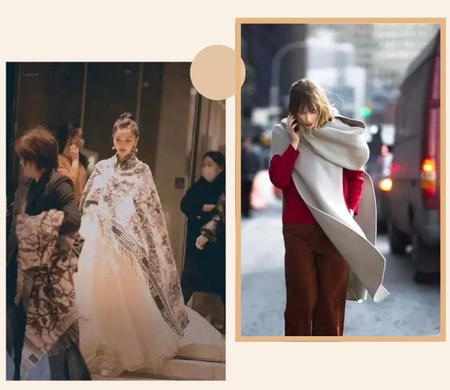 围巾好看百搭的系法,围巾百搭又洋气怎么戴