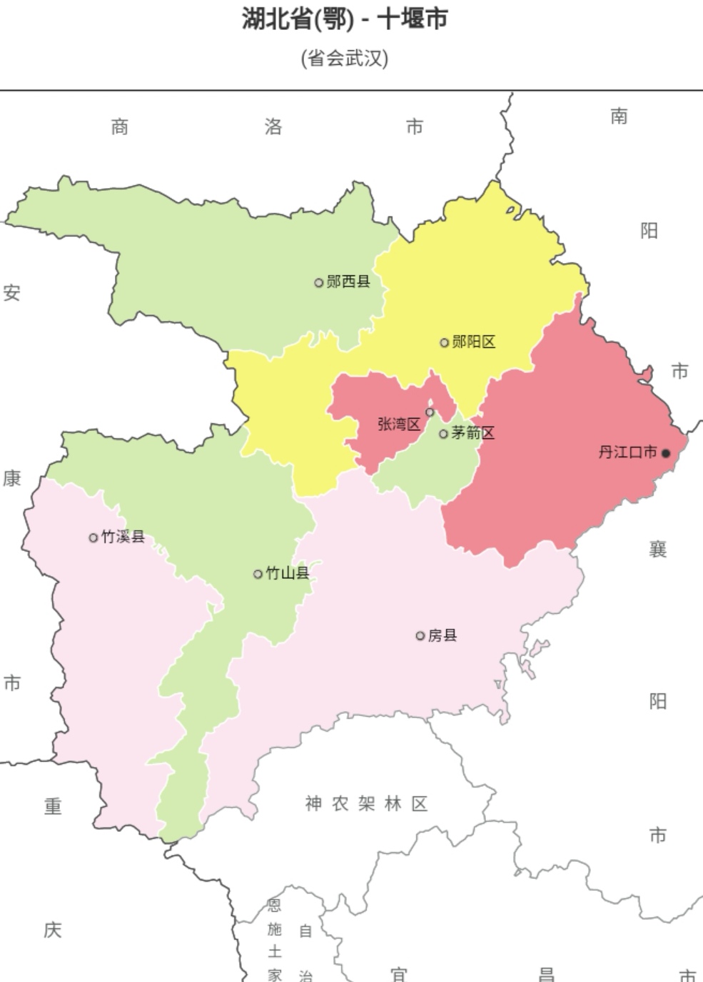 湖北省行政区划,中国行政地图全图高清大图湖北